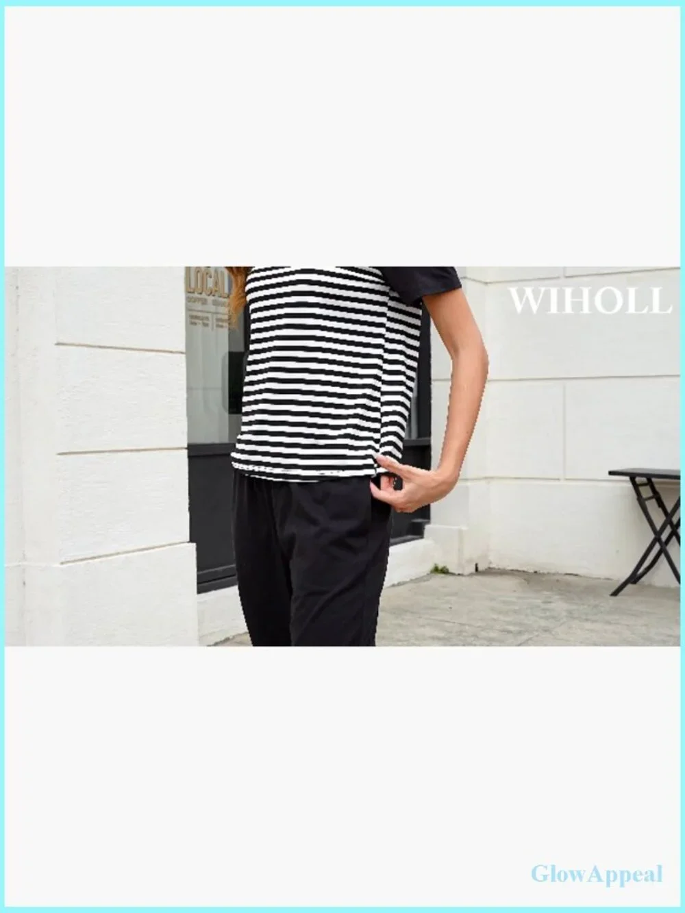Two Piece Lounge Set Matching Wide Leg Pants Casual Travel Outfit
